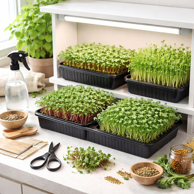 Vækstsystemer til hjemmet: sådan kommer du i gang med mikrogrønt uden rod