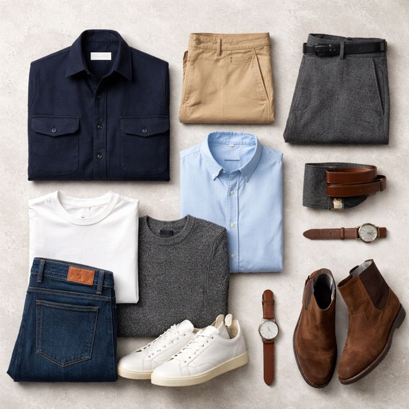 Designertøj til mænd på udsalg: sådan bygger du en stærk garderobe med outlet-køb